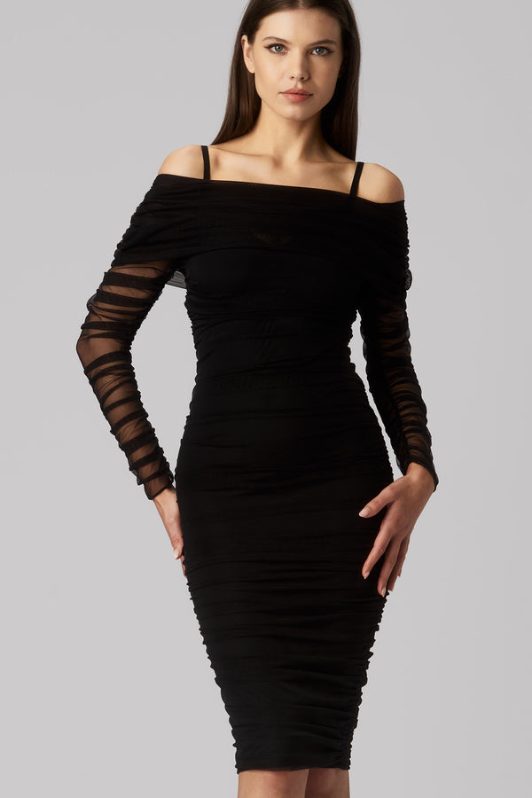 Unveil Dress Black