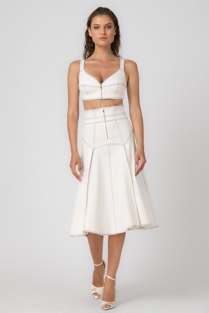 美品marge tokyo DECORATIVE BRA TOP White MARGE_STORE | Spring Summer 2025ss ・Decorative bra top