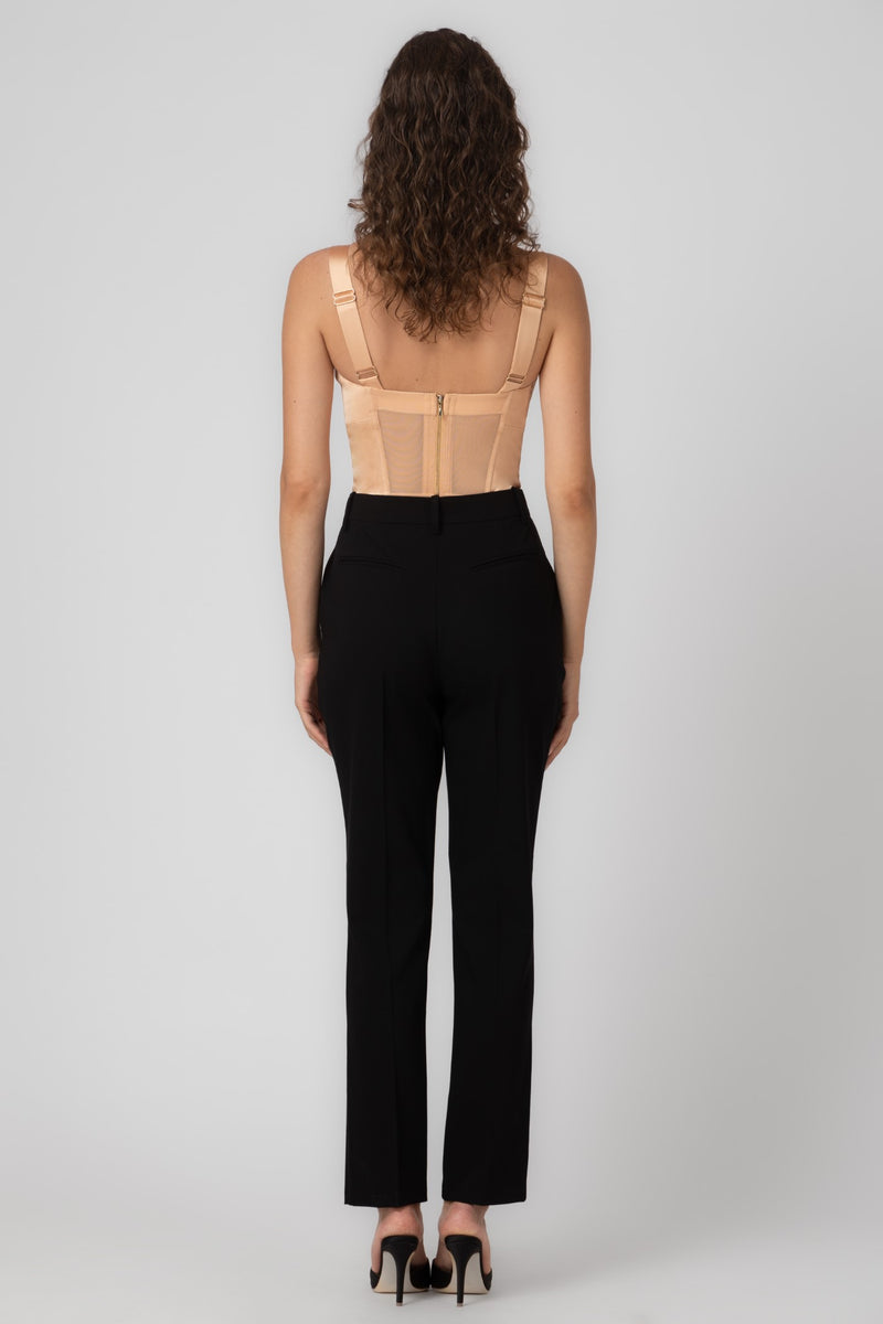 Satin Sculpt Corset Nude