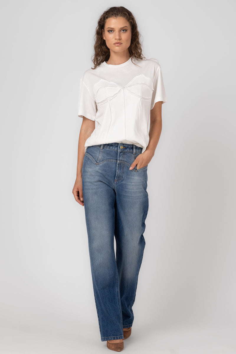 Deconstructed T-Shirt White
