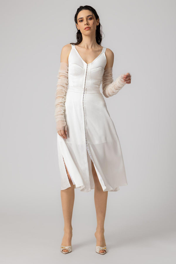 Sheer Gloves White