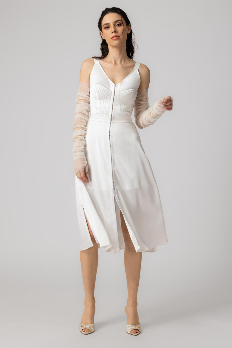 Sheer Gloves White