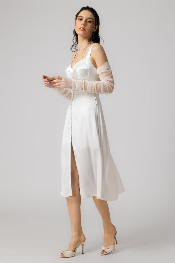 Sheer Gloves White