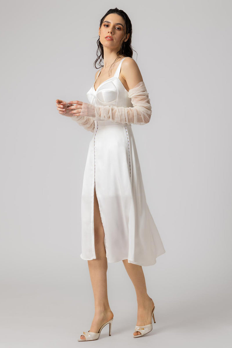 Sheer Gloves White