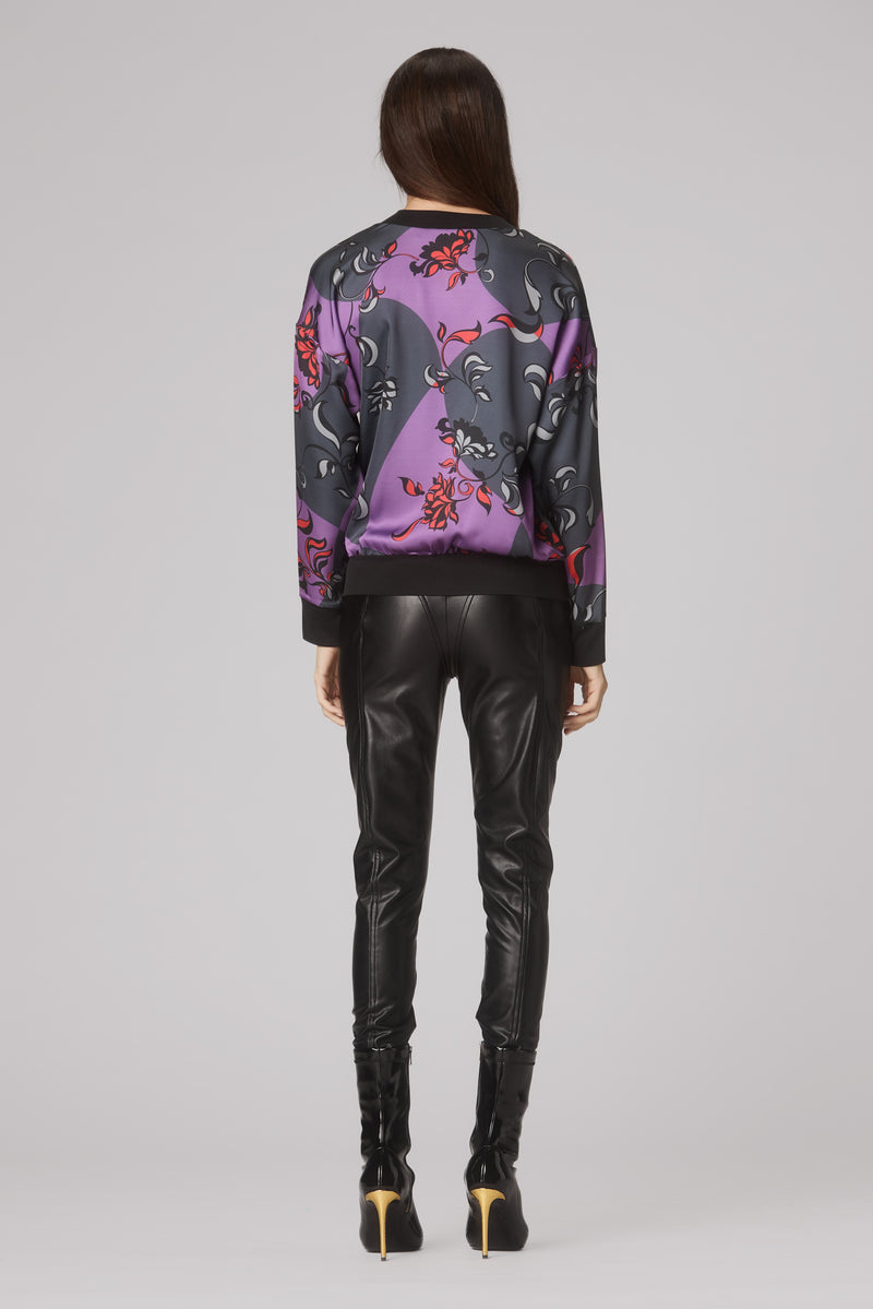 Breeze Printed Sweatshirt Red