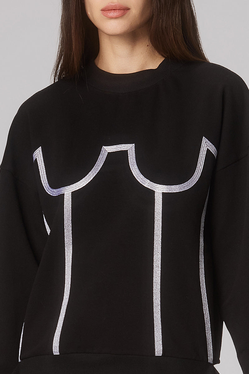 Draft Sweatshirt Black