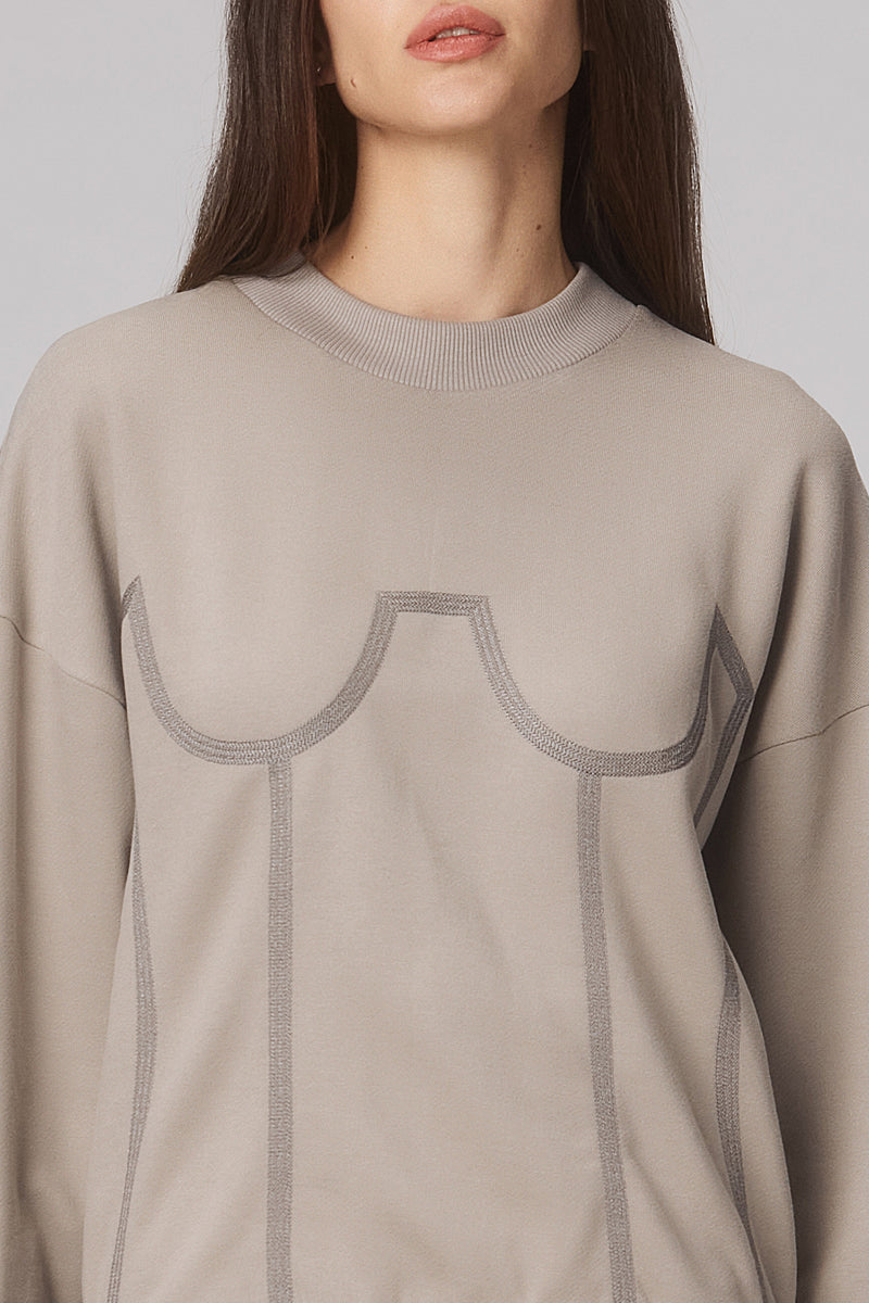 Draft Sweatshirt Gray
