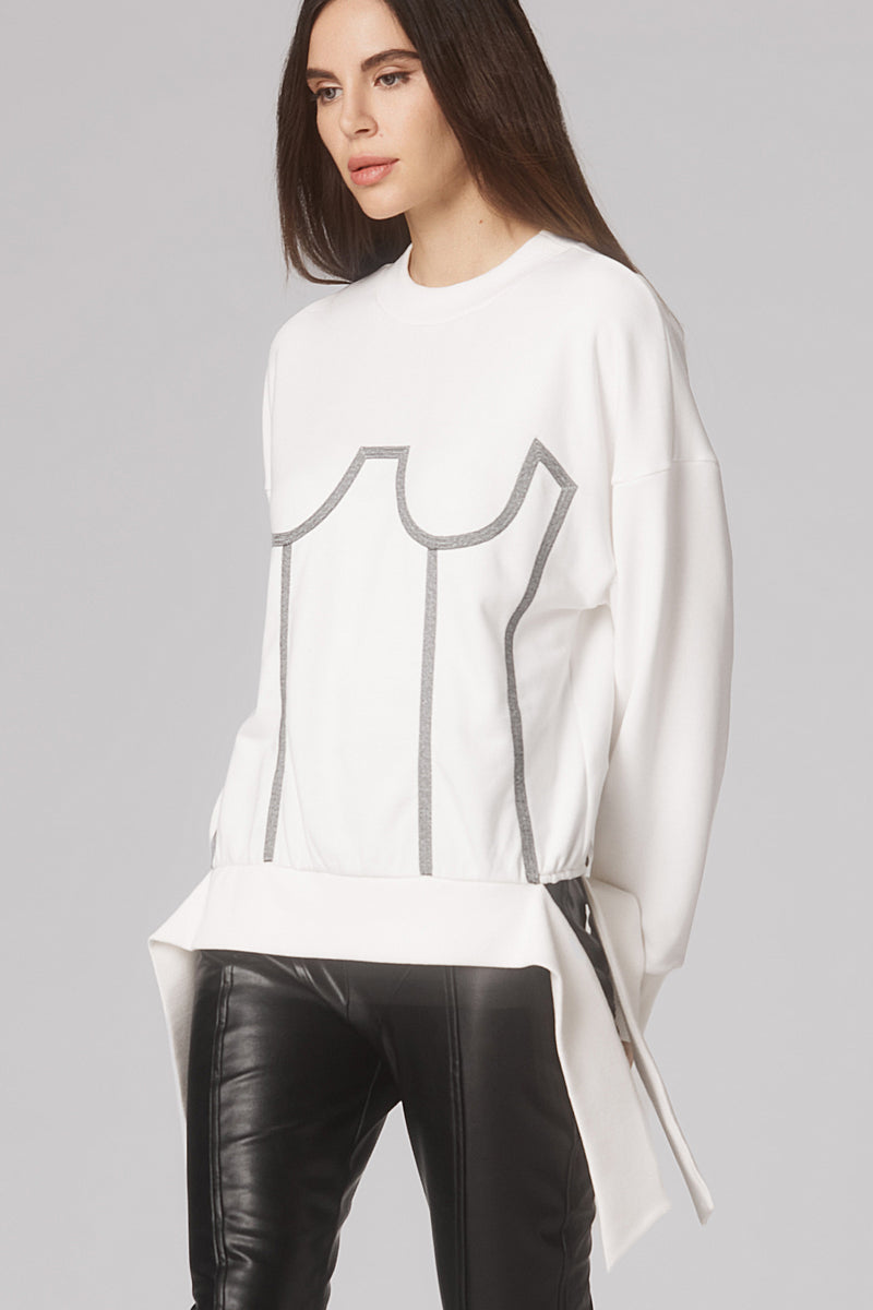 Draft Sweatshirt White