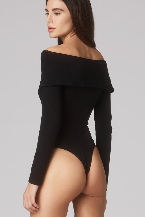 Ellipse Bodysuit Black