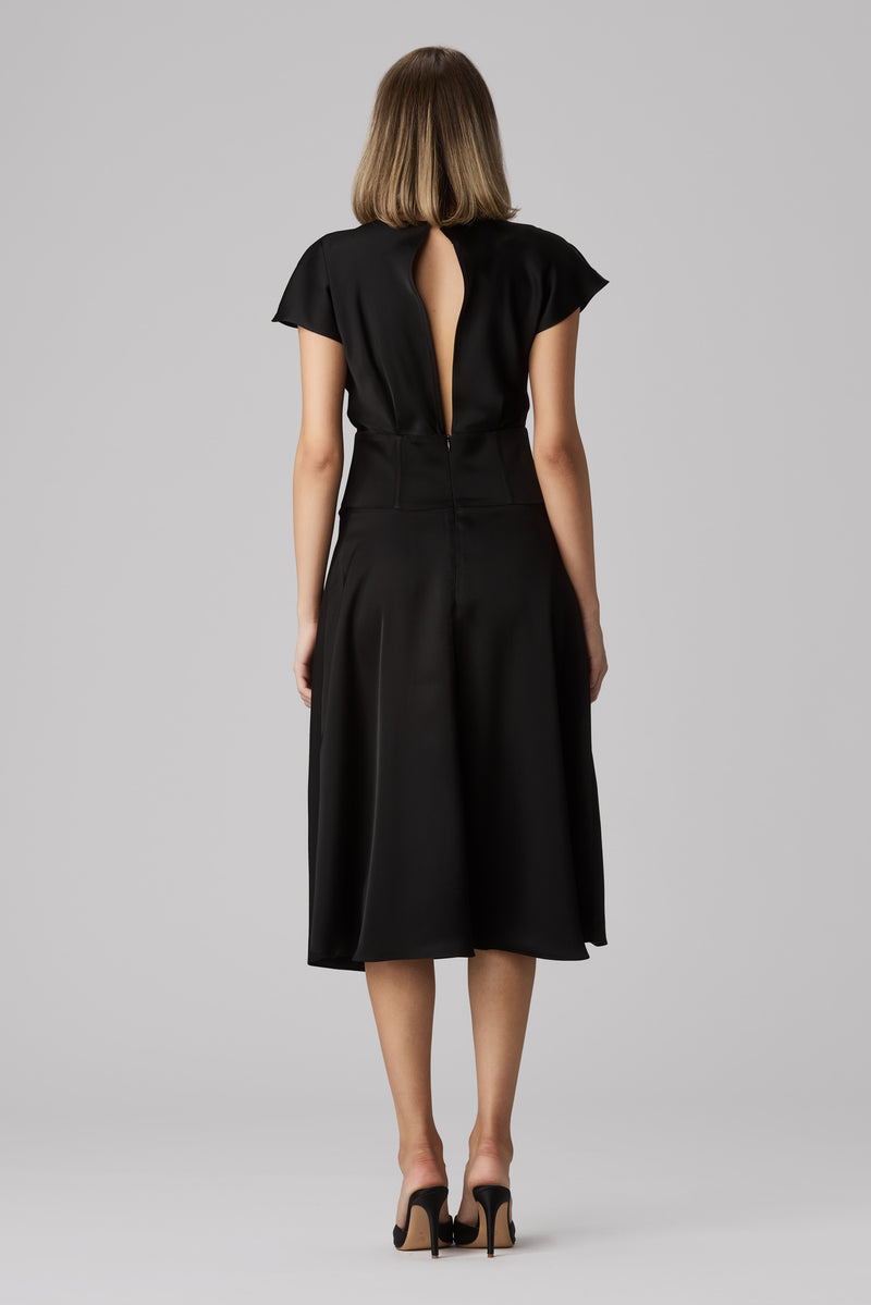 Flap Dress Black