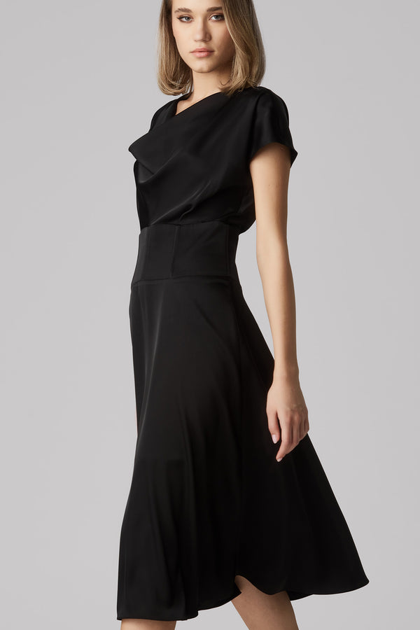 Flap Dress Black