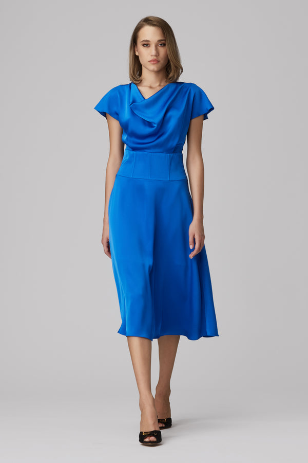 Flap Dress Royal Blue