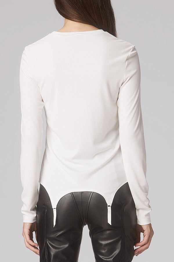 Garter Blouse White
