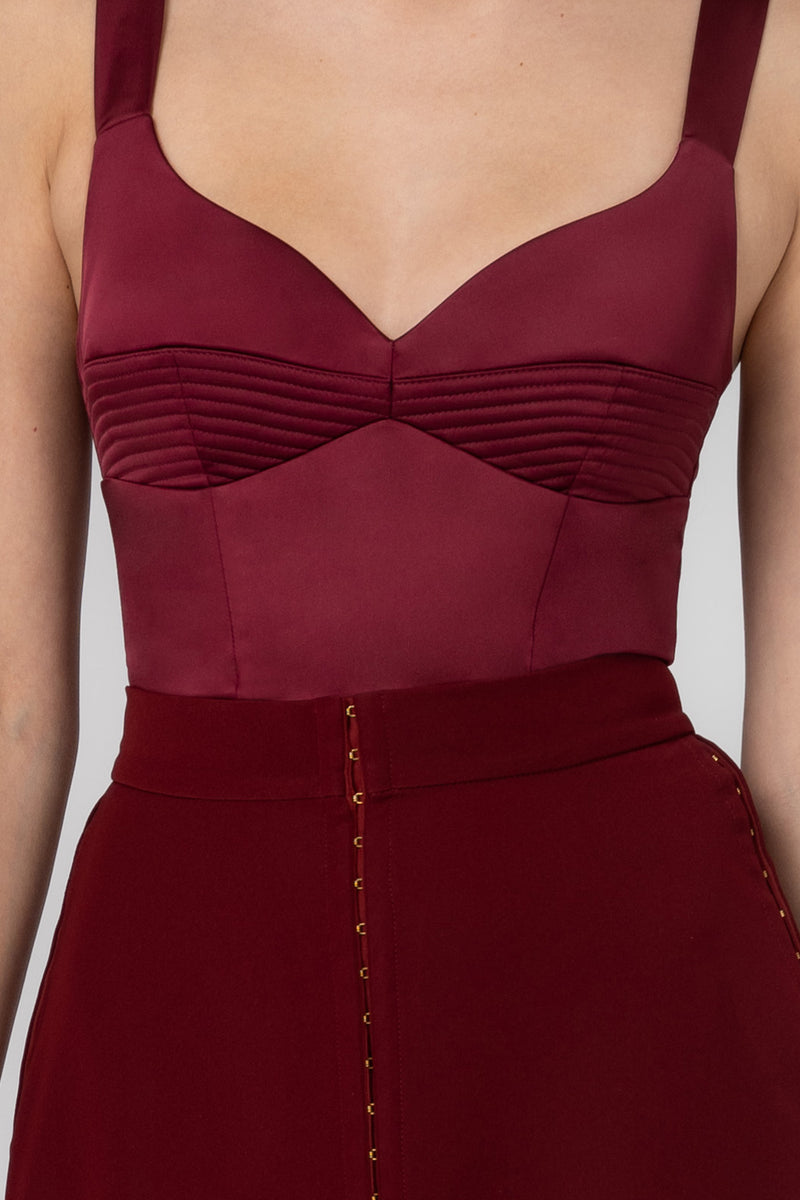 Haze Bra Top Wine