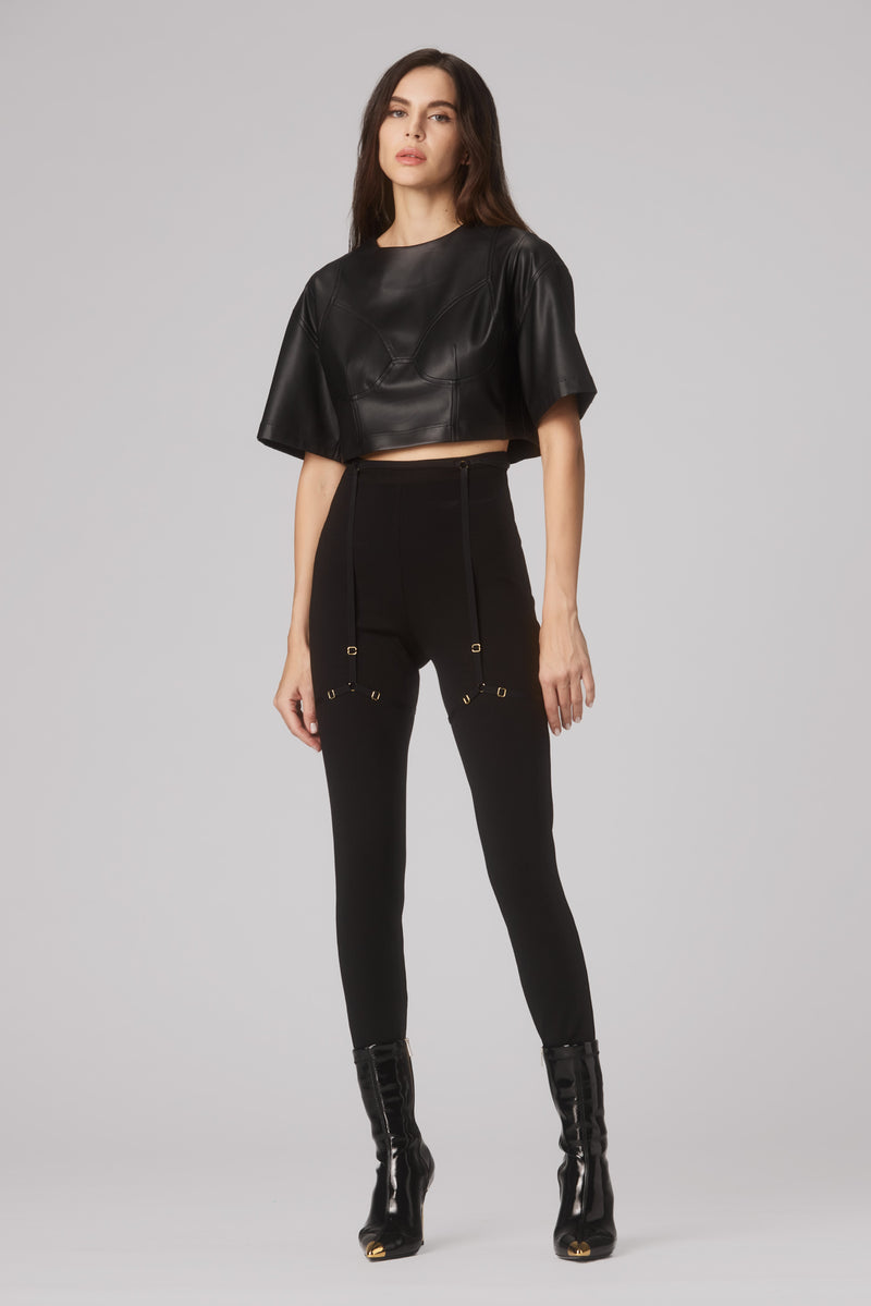 Harness Leggings Black
