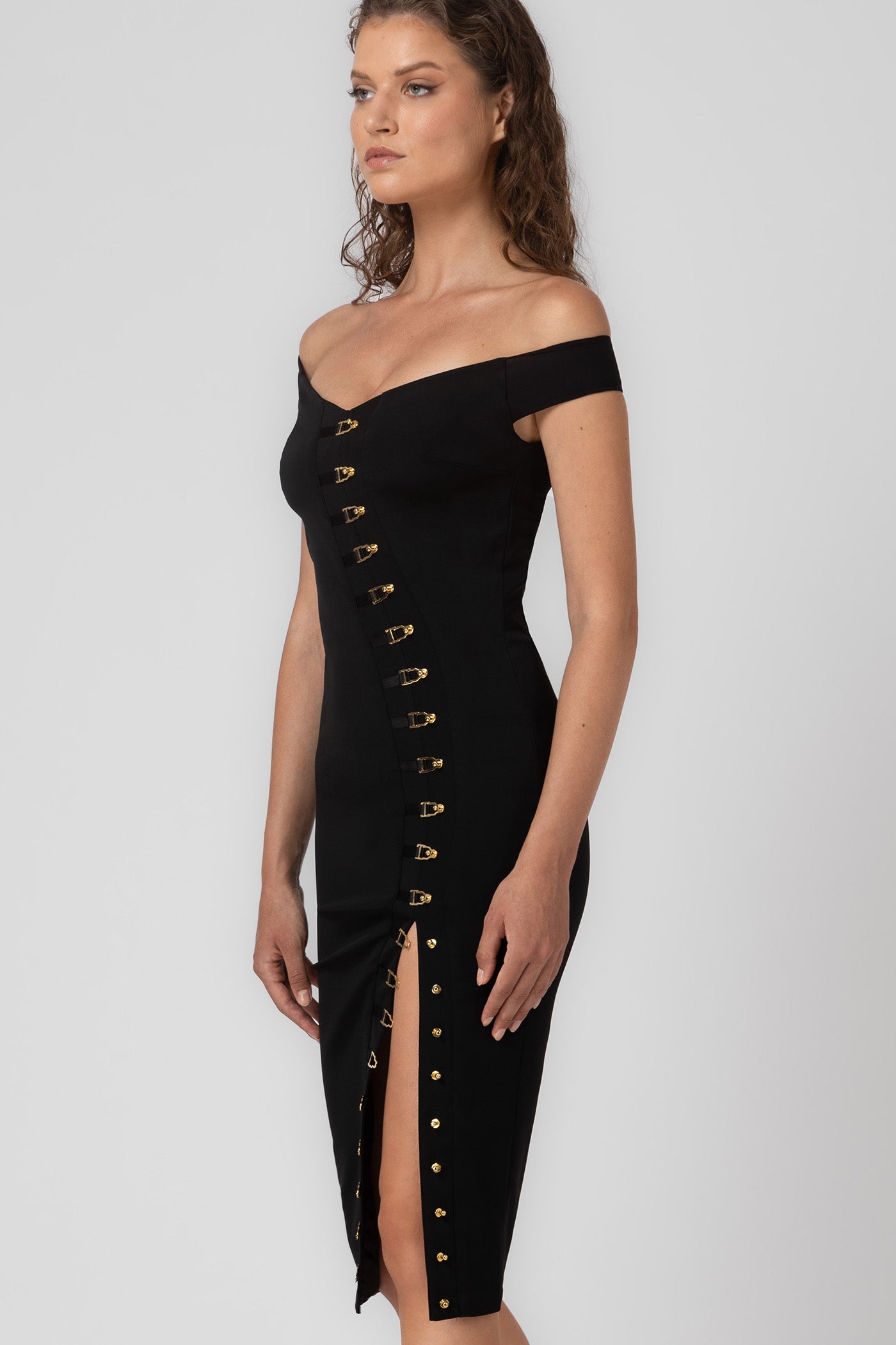 IVY DRESS - BLACK main image 0