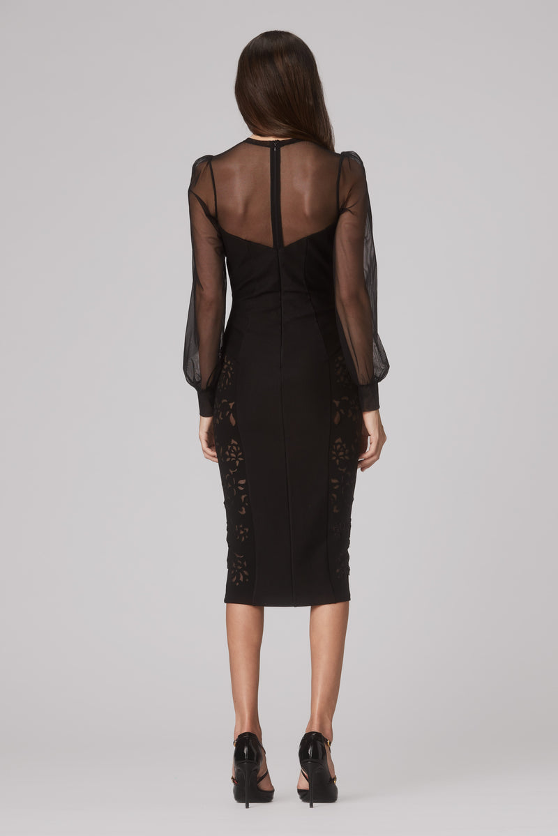 Ornate Dress Black