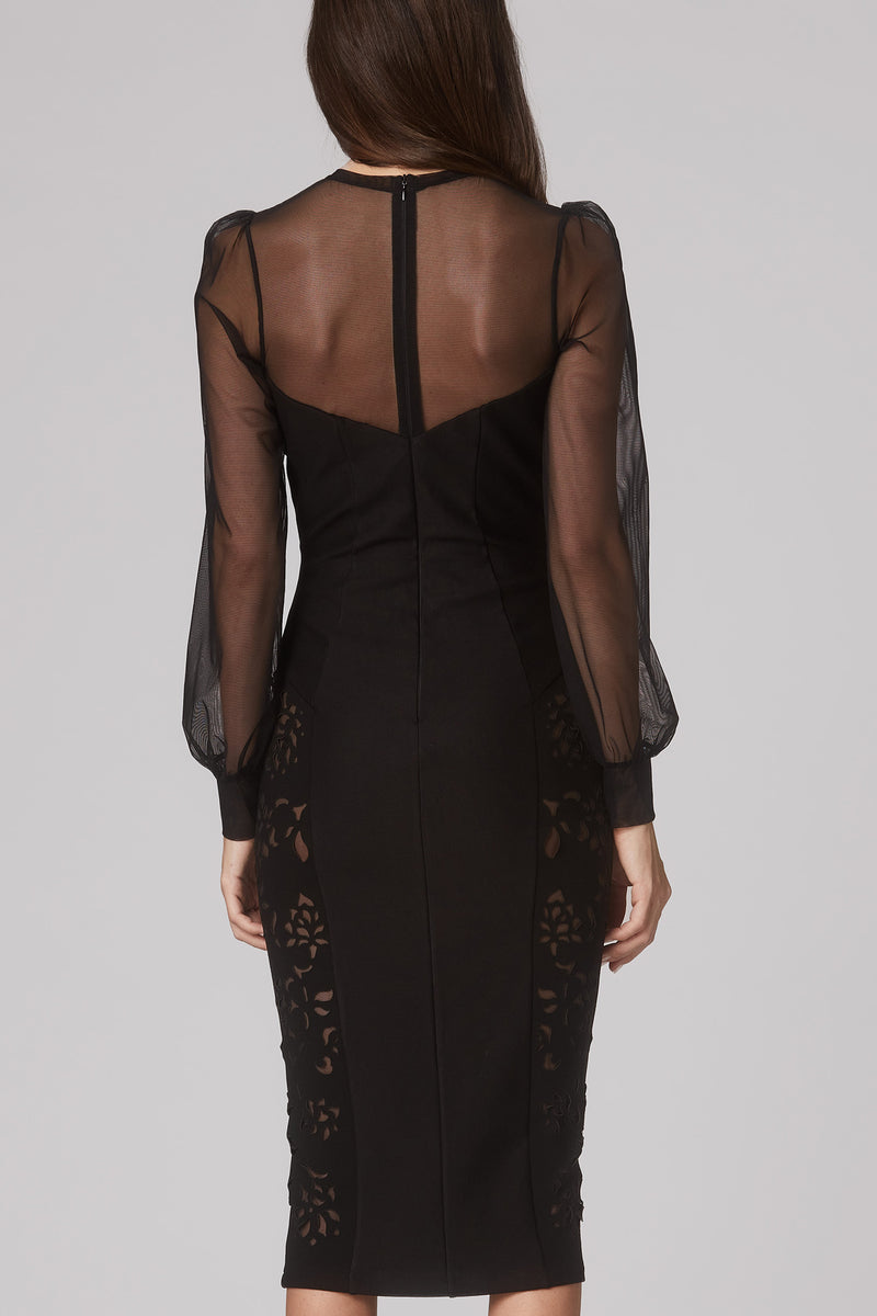 Ornate Dress Black