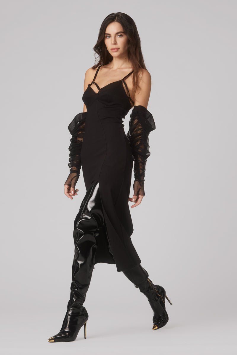 Outline Dress Black