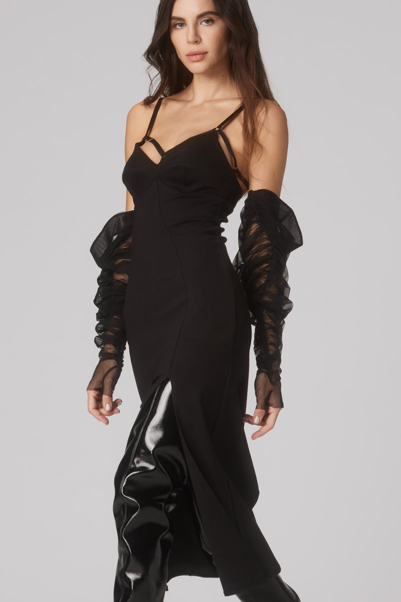 Outline Dress Black
