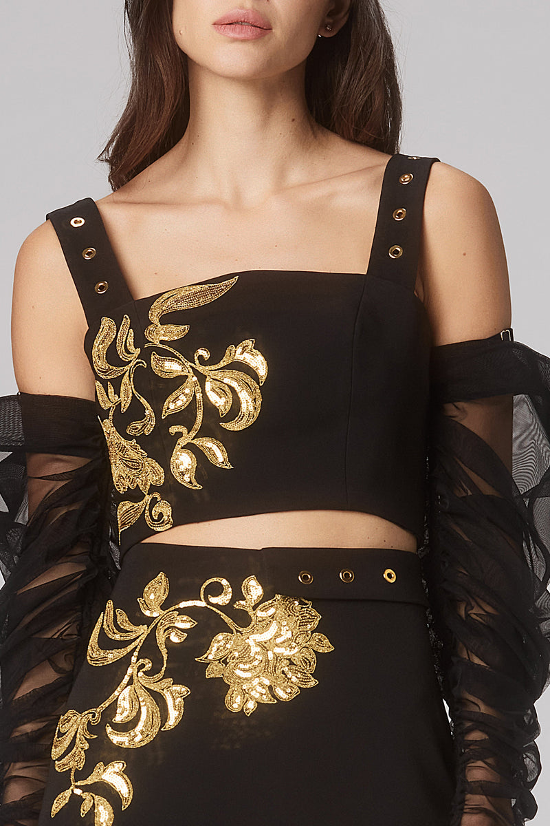 Radiant Bra Top Black