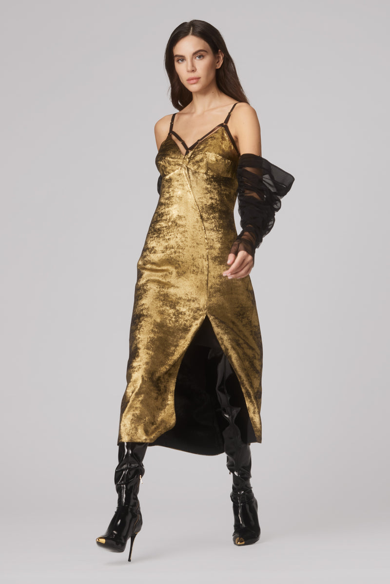 Refine Dress Gold