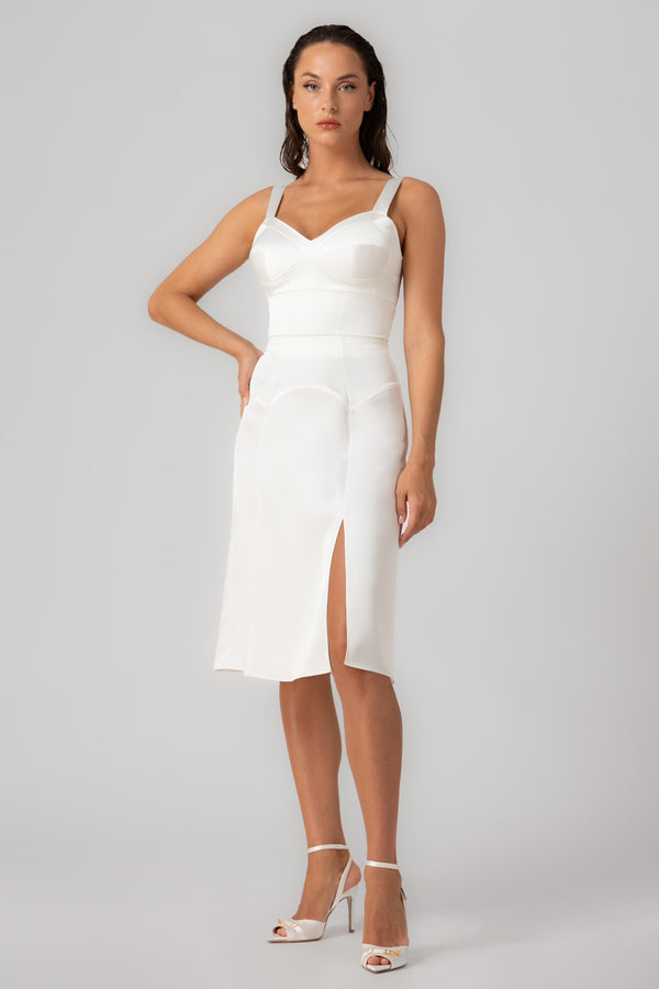 Blossom Skirt White