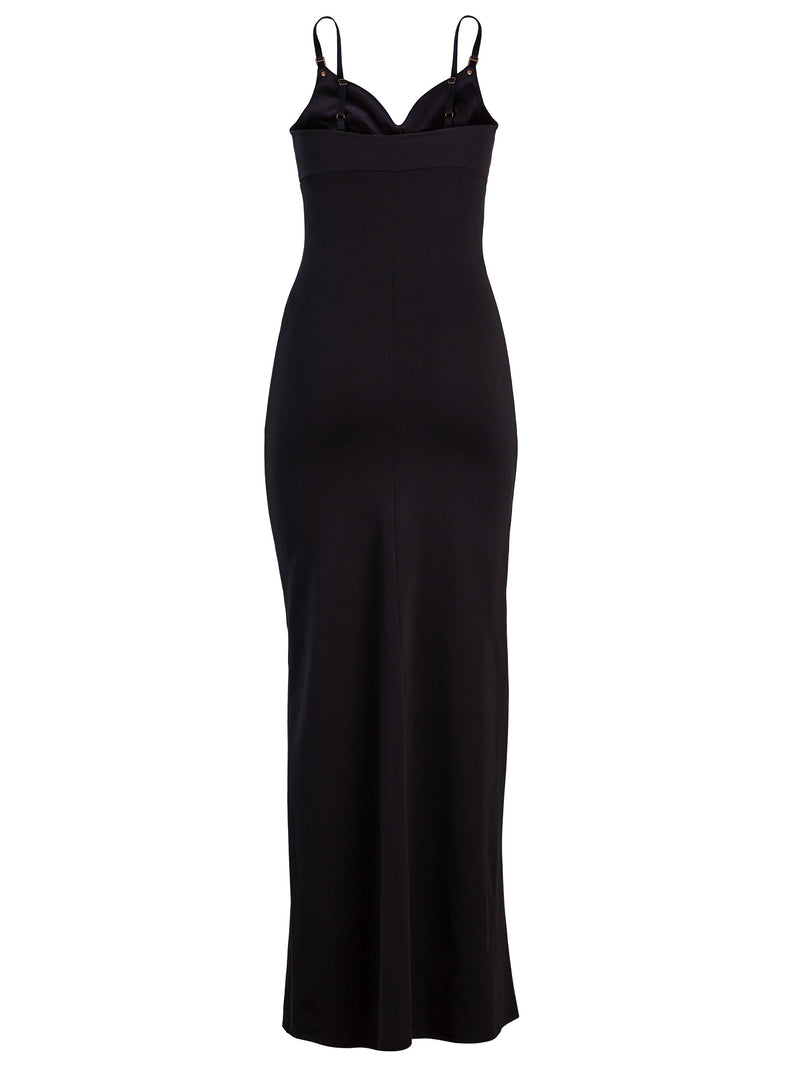 Skin Long Dress Black