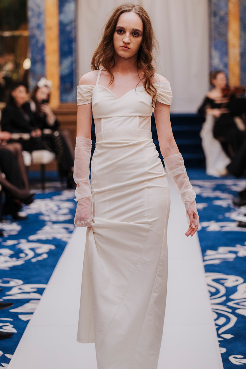 Stark Long Dress White