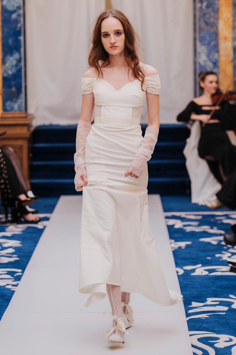 Stark Long Dress White