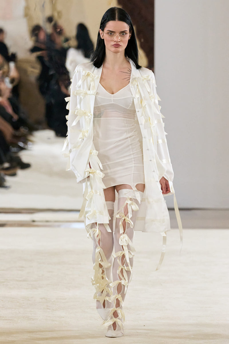 Tangled Boots White
