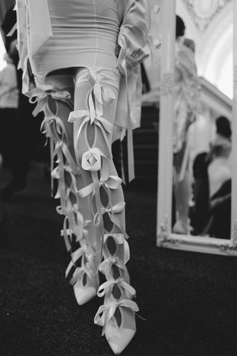 Tangled Boots White