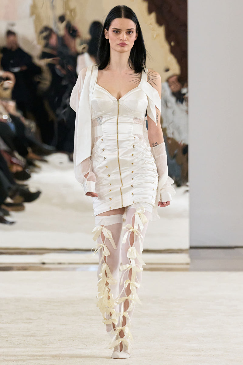 Tangled Boots White