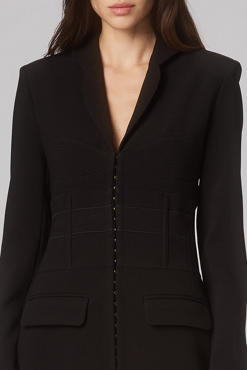 Tomboy Blazer Dress Black