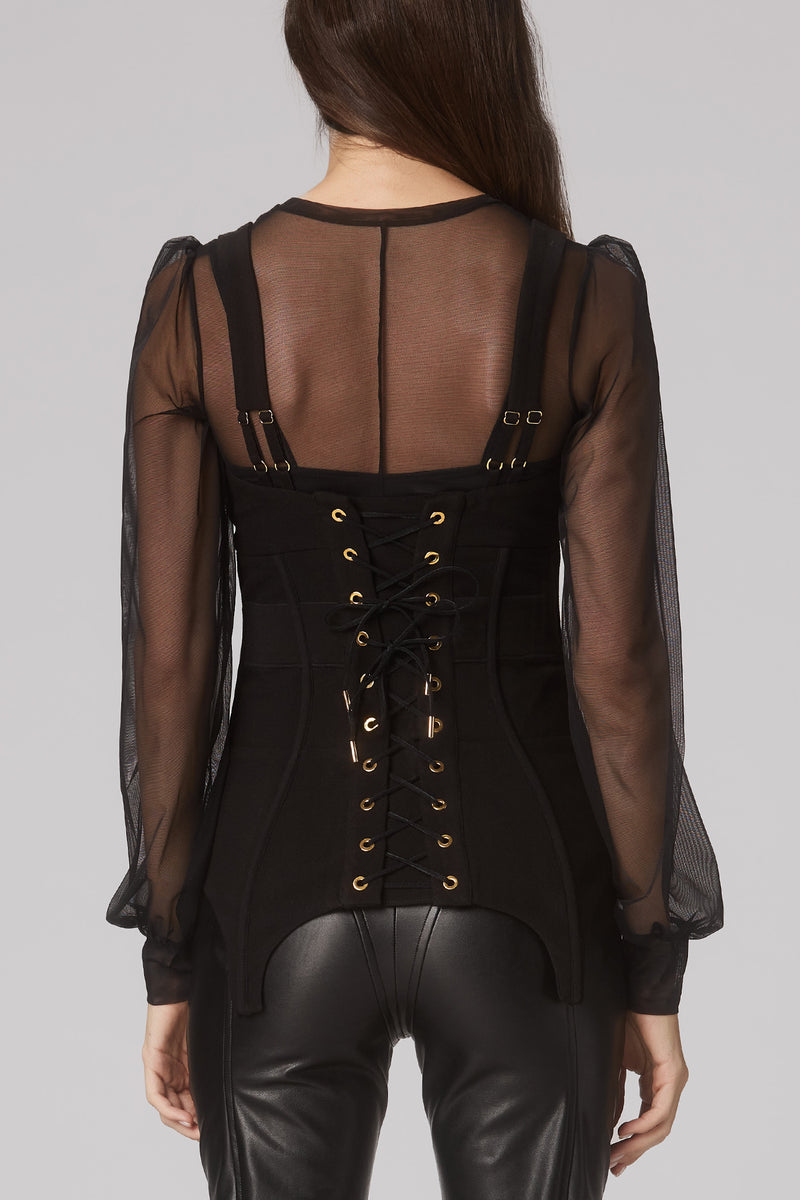 Tomboy Corset Black