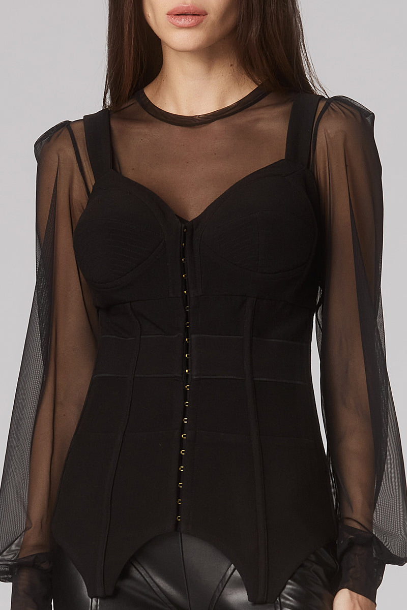 Tomboy Corset Black