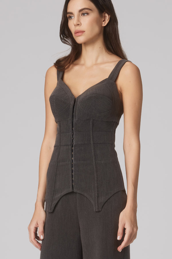 Tomboy Corset Gray