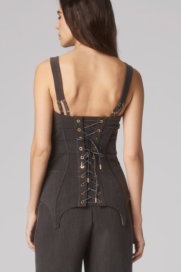 Tomboy Corset Gray