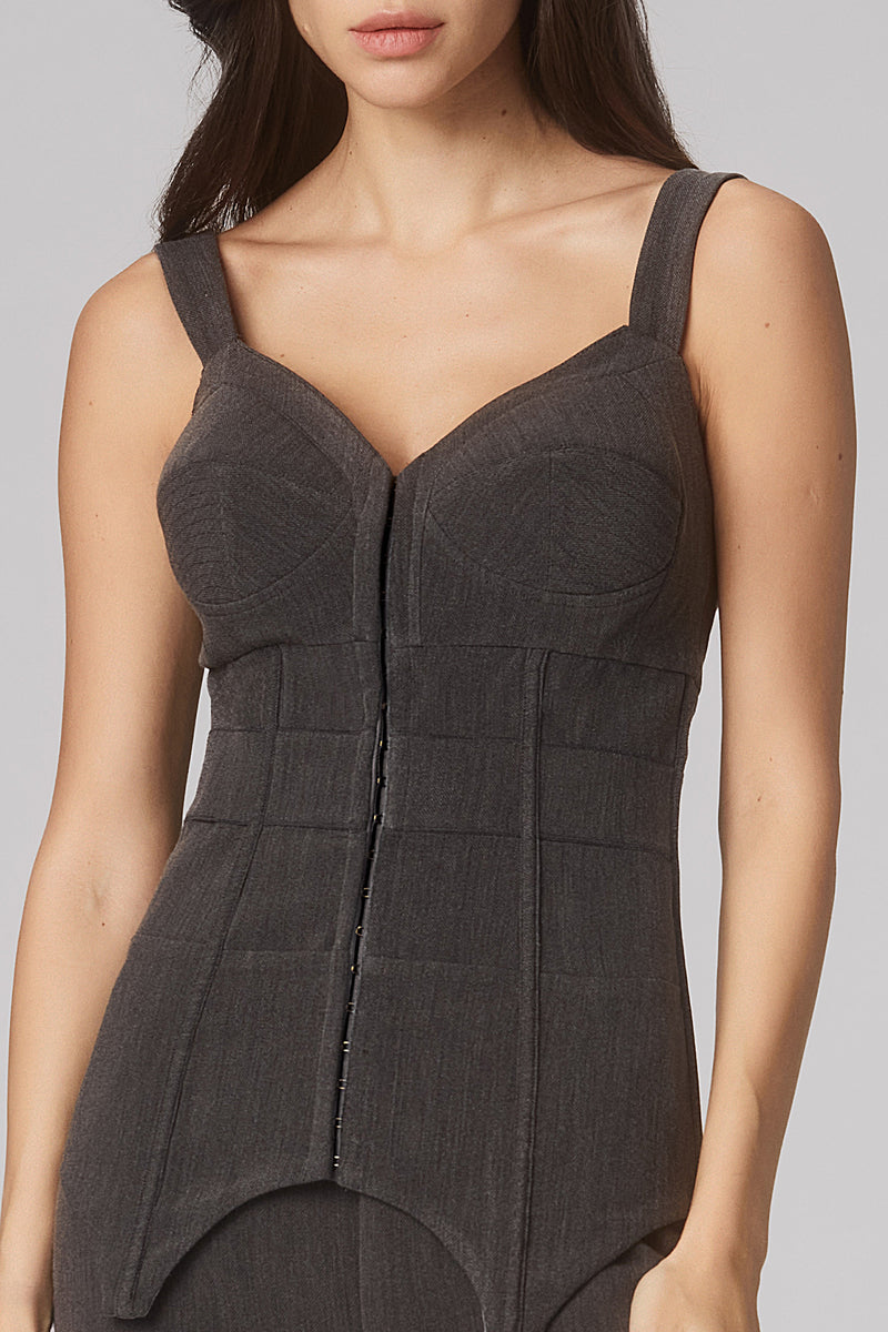 Tomboy Corset Gray