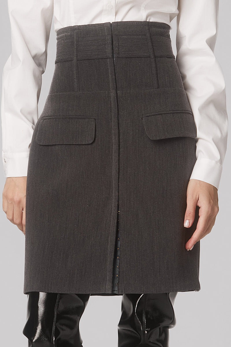 Tomboy Skirt Gray