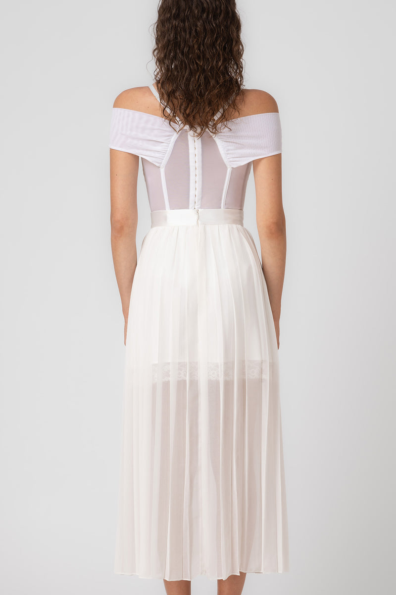 Utility Skirt White