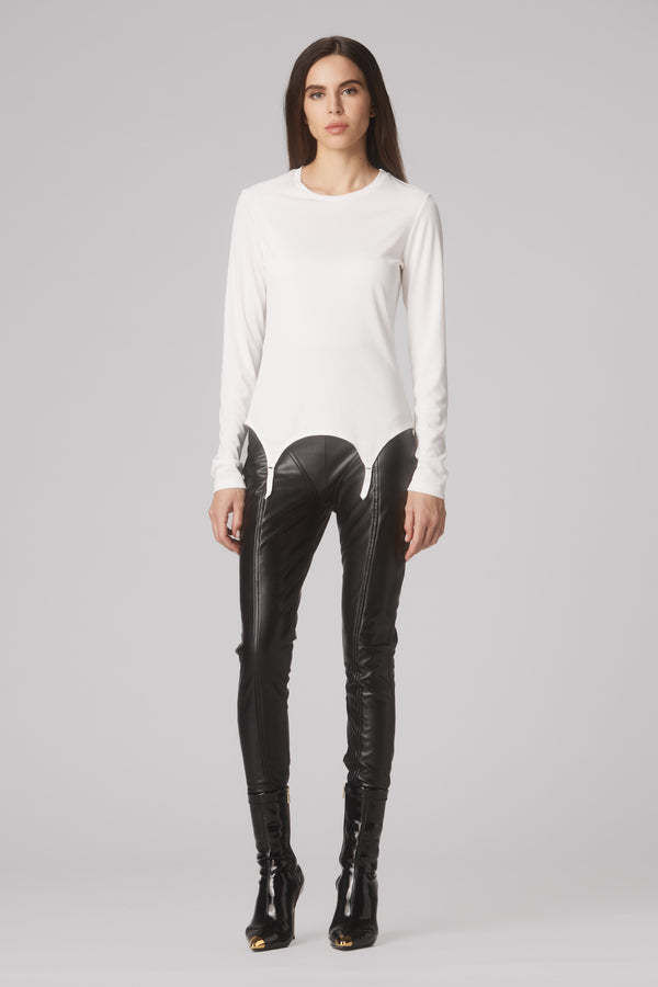Garter Blouse White