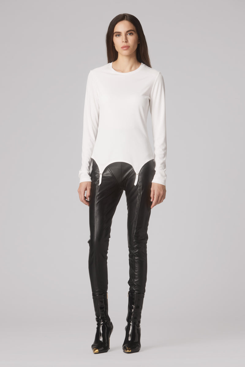 Garter Blouse White