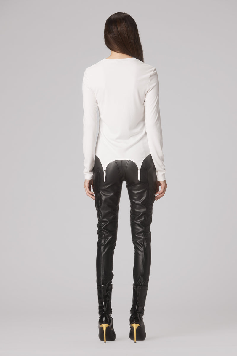 Garter Blouse White