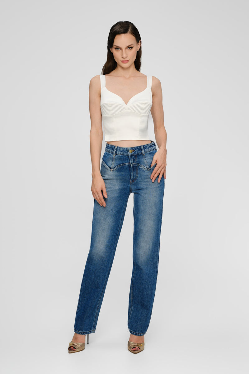 Haze Corset White