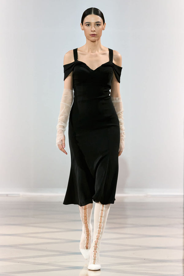 Sculpt Dress Black