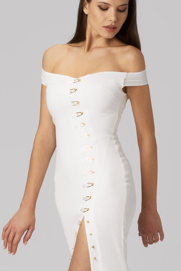 Ivy Long Dress White