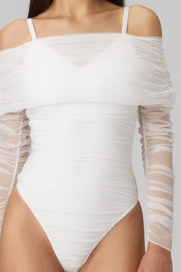 Unveil Bodysuit White