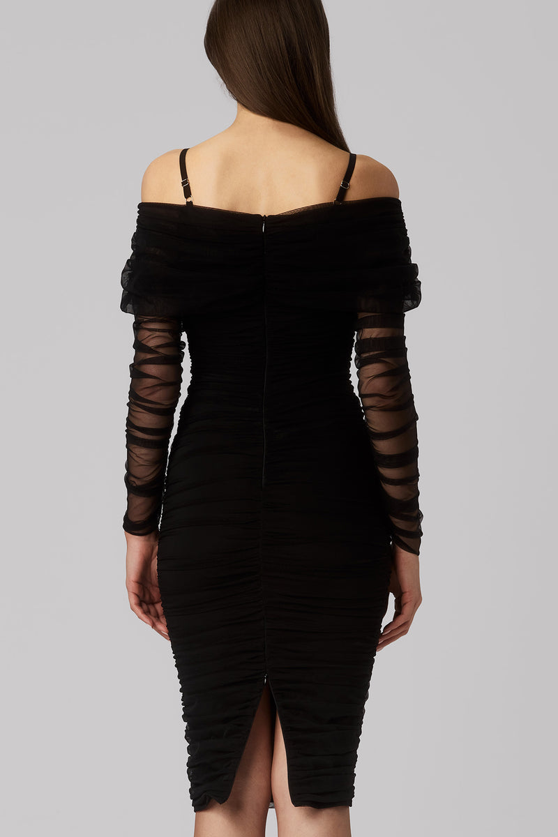 Unveil Dress Black