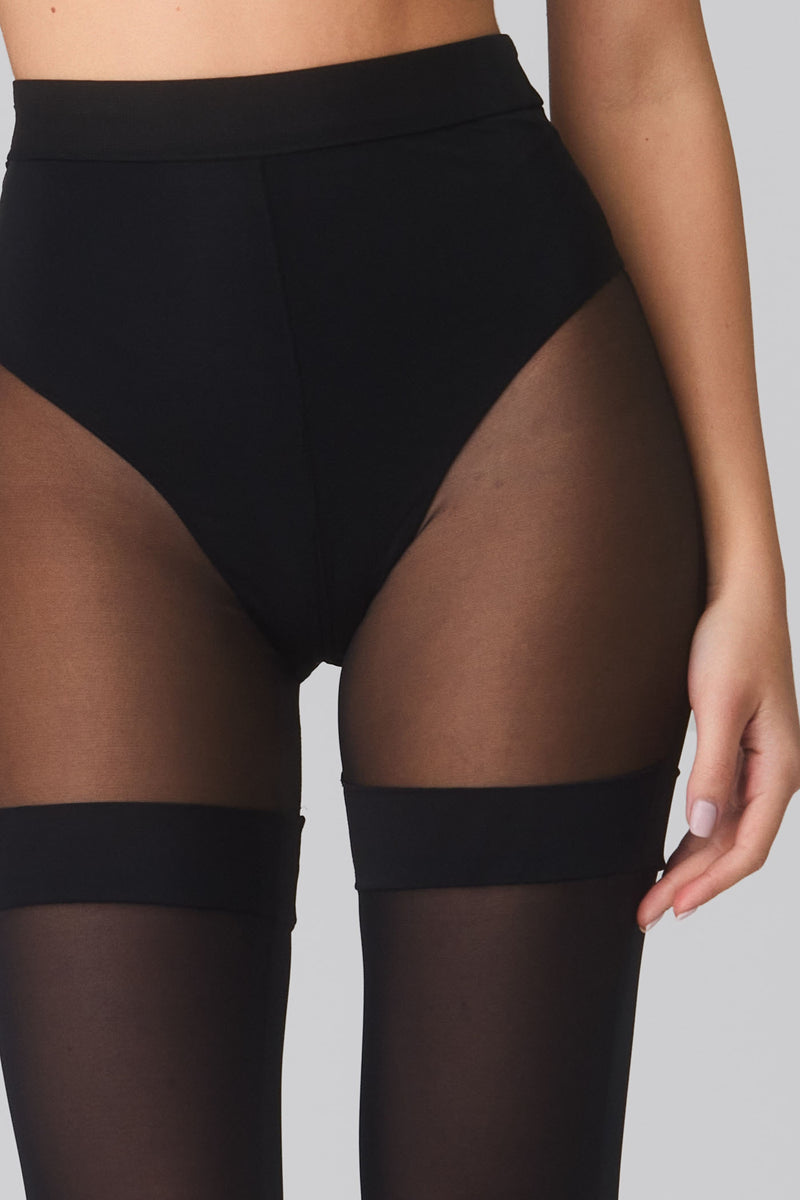 Hold-Up Leggings Black